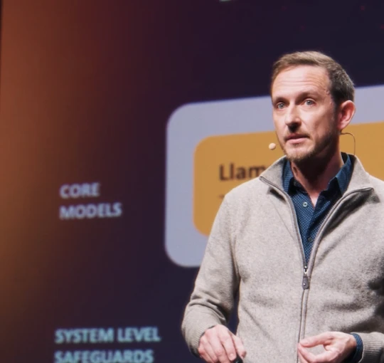 Christian Keller, Meta Product Lead for Generative AI Research.